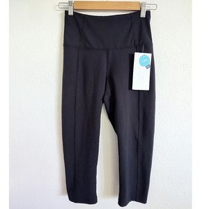 Marika Capri 18" Tummy Control Leggings Black Size Small